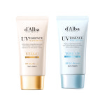 달바 비타 캡슐 안티에이징 선크림 블루톤업 50ml+비타선 50ml, 2개 : 달바 공식스토어