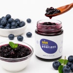 국산 블루베리 잼 콩포트 수제 저당잼 아이간식 220g : 열두달 수제청