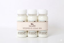 무항생제우유 흰우유, 120ml, 6개 한세트 : 온새미로목장