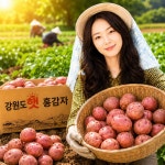 꿍이네 햇 홍감자 포슬포슬 분질감자 3kg 중~왕특 : 꿍이네 산지과일야채