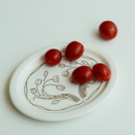 오발 플레이트 튤립과 문버드 Oval plate Tulip, Moon Bird (택1) : ordinary home