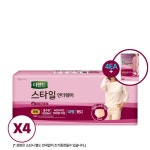 [견본추가증정] 디펜드 국내생산 스타일 언더웨어 여성 요실금용 팬티기저귀 대형, 16개입, 4팩 : 디펜드스토어
