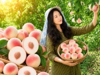 꿍이네 딱딱이 복숭아 2kg 4kg 중과 대과 제철 복숭아 : 꿍이네 산지과일야채