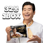 팔도 짜장면 박스 1BOX (32봉) 맛있는 자장면 대용량 캠핑 쫄깃한 야식 간단요리 : 공룡배우