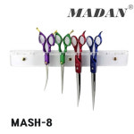 MADAN 마단 가위걸이 MASH-8 가위꽂이 보관대 애견 미용실진열 : 왈왈쇼핑
