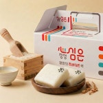 화순심은솜씨 흰 기정떡 답례떡 떡주문 떡맛집 80g, 15개 : 정성 심은 떡