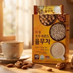 다이어트 호두아몬드율무차 맛있는 임산부 곡물라떼 율무차스틱 가루 : 넷 마켓