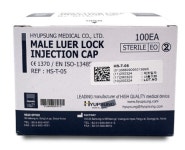 협성메디칼 헤파린캡 100ea heparin cap 루어락캡 비이식형 혈관접속용기구 : 메디원스