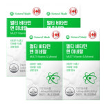 네츄럴메이드 멀티비타민 앤 미네랄 1445mg 90정, 4개 : 퍼스트건강
