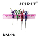 MADAN 마단 가위걸이 MASH-8 가위꽂이 보관대 애견 미용실진열 : 왈왈쇼핑