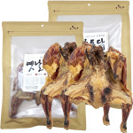 쿠코 수제작품 국내산 옛날통닭 한마리 닭, 150g, 2개 : 펫포유