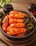 국산 전라도 한식명가 가족회관  석박지 깍두기 김치 2kg 당일생산 : 한정식명가 가족회관김치