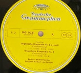 카라얀 - Karajan - Liszt Ungarische Rhapsodien Nr.4,5 LP [일본반] [상] : 감성오디오 LPCD 스토어