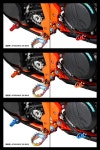 지터 레이싱 (ZETA RACING) 단조 시프트 레버  브레이크 페달 세트 레드 G6705 : harmo21