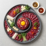 마장동 육회 + 육사시미 반반세트 400g/600g + 간장소스 포함 생고기 혼술안주 : 마장동소하나