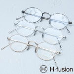 에이치퓨전 515 H FUSION 오발형 티타늄 안경테 동글이 : 데이안경