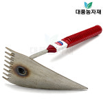 삼각호미 잡초 뿌리 뽑기 8발 원예 잡초제거 텃밭 마당 대풍농자재 : 대풍몰