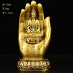 불교용품 손안의 부처 관음보살 18cm 불상  DH26_G7051 : 세일차이나1