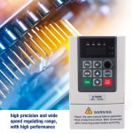 220V 0 75KW 인버터 220V 0 75KW VFD 주파수 드라이브 인버터 1상 입력 3상 출력 모터 속도 제어 인버터 A : 월드정보82