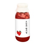 오늘의 딸기청 수제청 과일청 딸기라떼 답례품 카페 선물 600g, 1개 : 오늘 청 오늘 국수