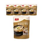 양반 보양삼계탕, 900g, 5개 : 슈팅배송
