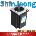 86BHH114-504D-35C 드라이버 스테퍼 모터 14 축 2 상 450B 브레이크 레이저 조각 공구 용 대형 토크 86 시리즈 CNC 라우터... 