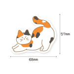 고양이 빅 스티커 귀여운 야옹이 리무버블 조각 형태 폰꾸 노트북 아이패드 : 기프트코디