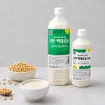 진한 백태콩물 당일생산 국산콩만 사용한 수제 두부 콩국 : 물오름콩농업회사법인