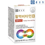 종근당 비타민b 판토텐산 나이아신 b3 b6 영양제 컴플렉스 60정 : 비타헬스
