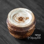 [다도 다기] 예향원 와비사비 수제도자기 암광유약 분인 퇴수기 500ml E-10953 : 예향원