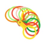 Homoyoyo 과일 등급 측정 감귤류 및 야채 용 원형 직경 도구, 농장 시장 정렬을위한 11pcs 플라스틱 크기 게이지 세트 (60-110mm)... 