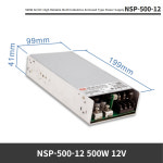 [국내재고] 민웰 SMPS NSP-500-12 500W 12V 파워서플라이 : K.Glint