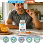 트루메드 츄어블 C 구미 - 일일 면역 지원을 위한 아연 및 프로바이오틱스가 함유된 250mg , 60개 미국산 : 큐트딜