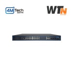 포엠아이텍 4MI-G1604FPM POE 16포트 콤보 1G SFP 4포트 산업용 L2 POE 광스위치허브 : 위드넷
