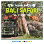 [발리] 사파리 마린파크 입장권 - 정글호퍼 드래곤 나이트 리노 사파리 중 선택 : 부티난다여행