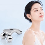 얼굴롤러 브이라인 마사지기 얼굴마사지 턱선만들기 도구 턱마사지 3D 페이스 롤러 : 쇼핑뱅