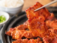 칼집 양념 목살 돼지왕구이 200g 2팩 고추장 돼지불고기 냉동 : 용왕당 수산
