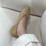 [G2345] 리본 셔링 밴딩 플랫슈즈 말랑 데일리 발레리나슈즈 : 새로이클라쓰