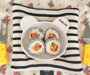 멍김밥 강아지야채김밥 /부드러움/밥꾸템 : 곡식이네 수제간식