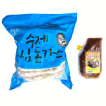 한알천 수제 순살등심돈까스 통등심 2kg(200g-10ea) + 소담 돈까스소스 500g : 식자재프로