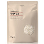 미진양품 무향 고양이 모래 카사바, 2kg, 1개 : 로시모펫몰