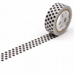 mt 마스킹테이프 도트 블랙 [368R] : 안녕 도나야