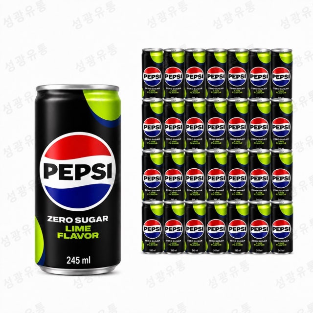 [토스쇼핑] 펩시 제로 라임 245ml 30개 (9,900원) (무료) | 토스쇼핑