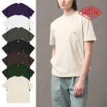 단톤 DANTON 여성 포켓 반소매 티셔츠 DT-C0197 TCB : 일본 구매대행 해피마로