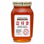 잡화꿀 정직한 100% 자연꿀 2.4kg 벌꿀 유리 : 성호네농산물