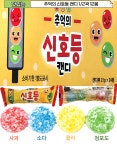 유비스 추억의 신호등사탕 12봉 / 뽑기도전 달고나 10개 신호등캔디, 24g, 12개 : 다모아과자몰