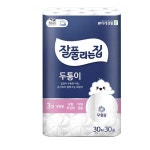 잘풀리는집 무형광 두툼이 3겹 30M 30롤 X 1팩 : 순수시대