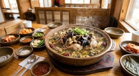 능이 오리백숙 : 산골버섯