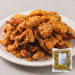바삭한 국내산 형기네 닭껍질 튀김 1kg 2봉 안주 간식 밀키트 대용량 업소용 : 인생건어물.