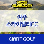경기도 골프패키지 여주 스카이밸리cc 1박2일 : 자이언트골프 국내해외 예약
